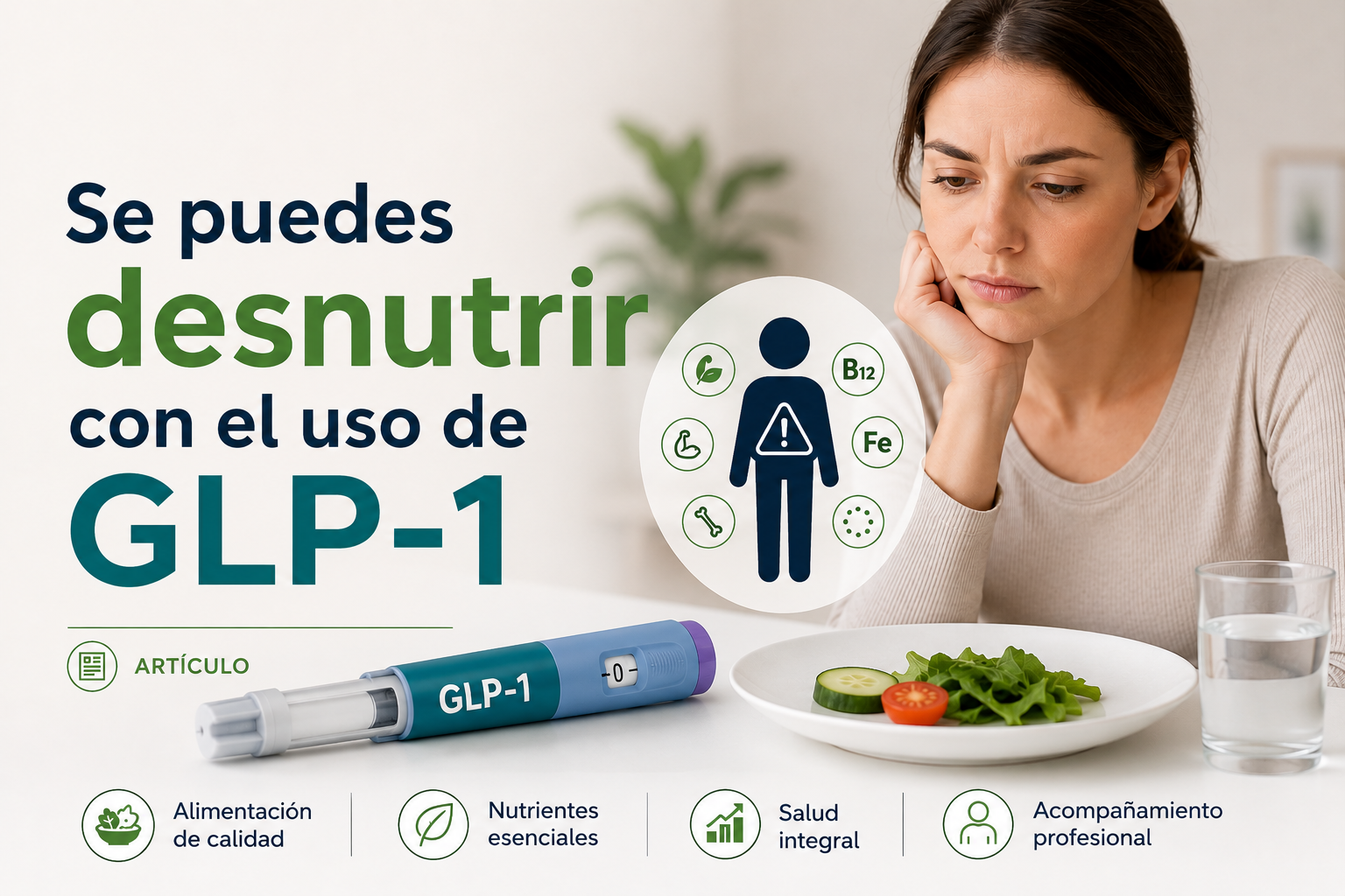 Existe desnutricion con el uso de GLP-1 Tirzepatide (Mounjaro), Ozempic o similar?