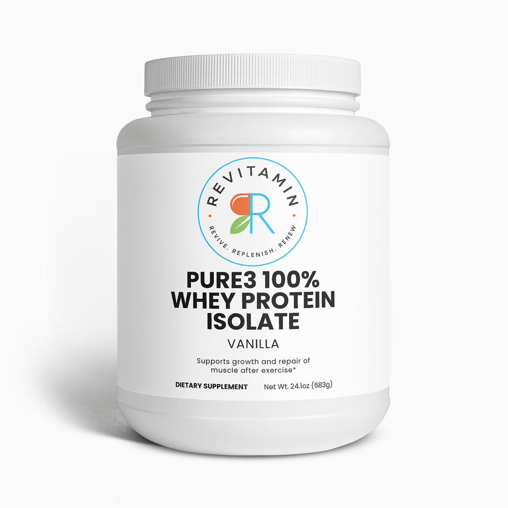 Pure3 100% Whey Protein Isolate (Vanilla)