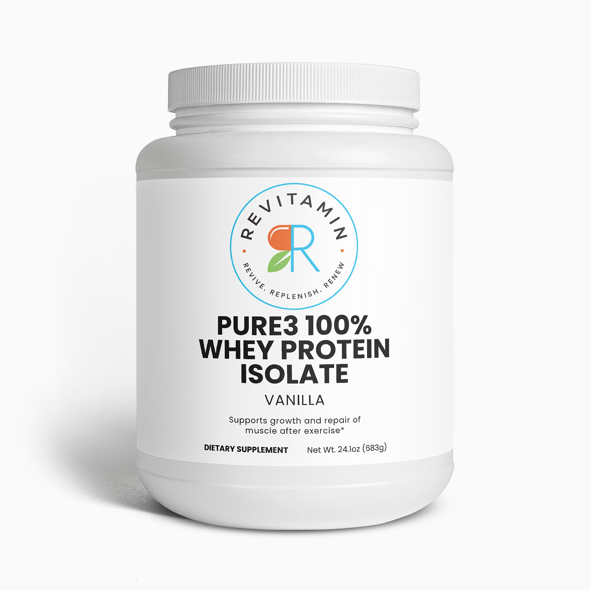 Pure3 100% Whey Protein Isolate (Vanilla)