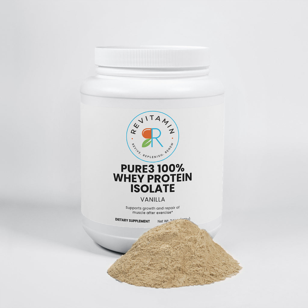 Pure3 100% Whey Protein Isolate (Vanilla)