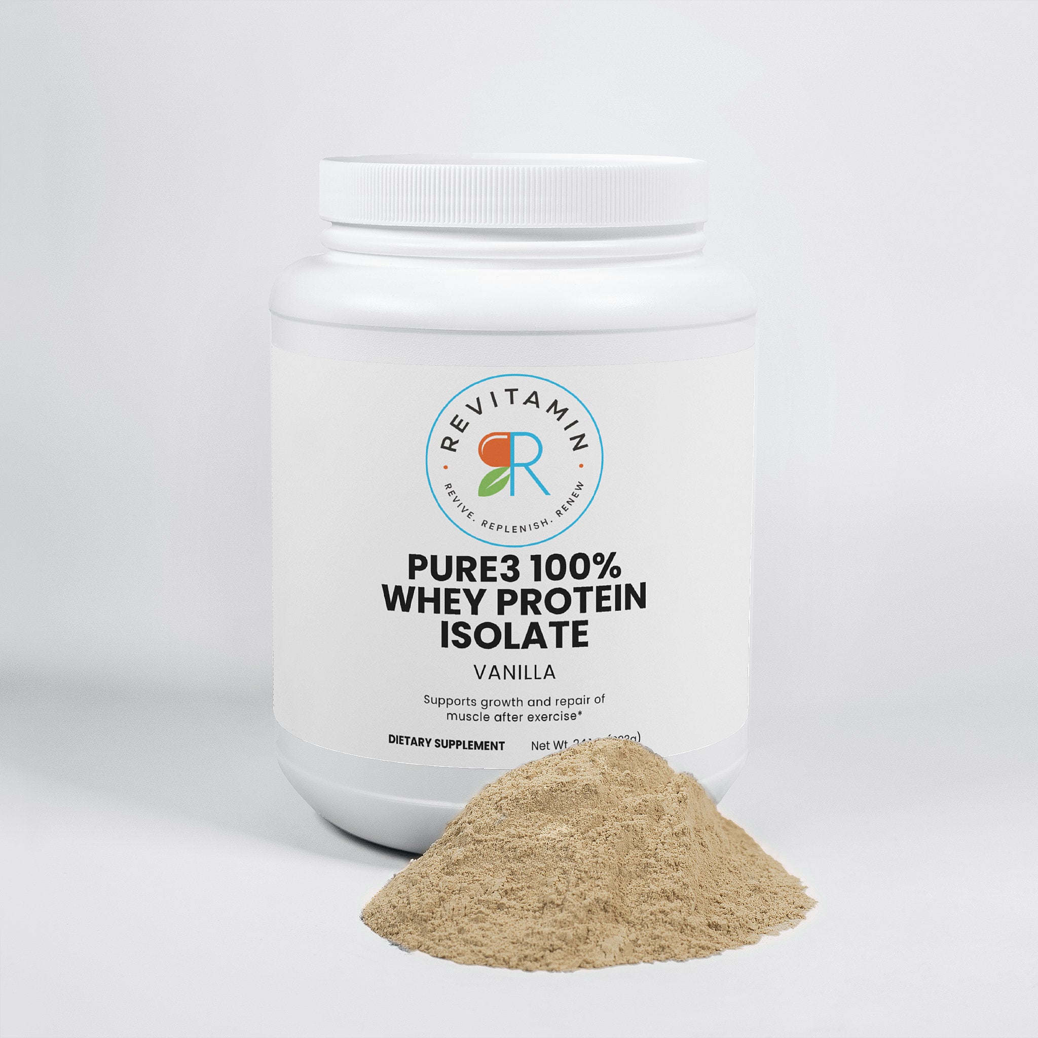 Pure3 100% Whey Protein Isolate (Vanilla)